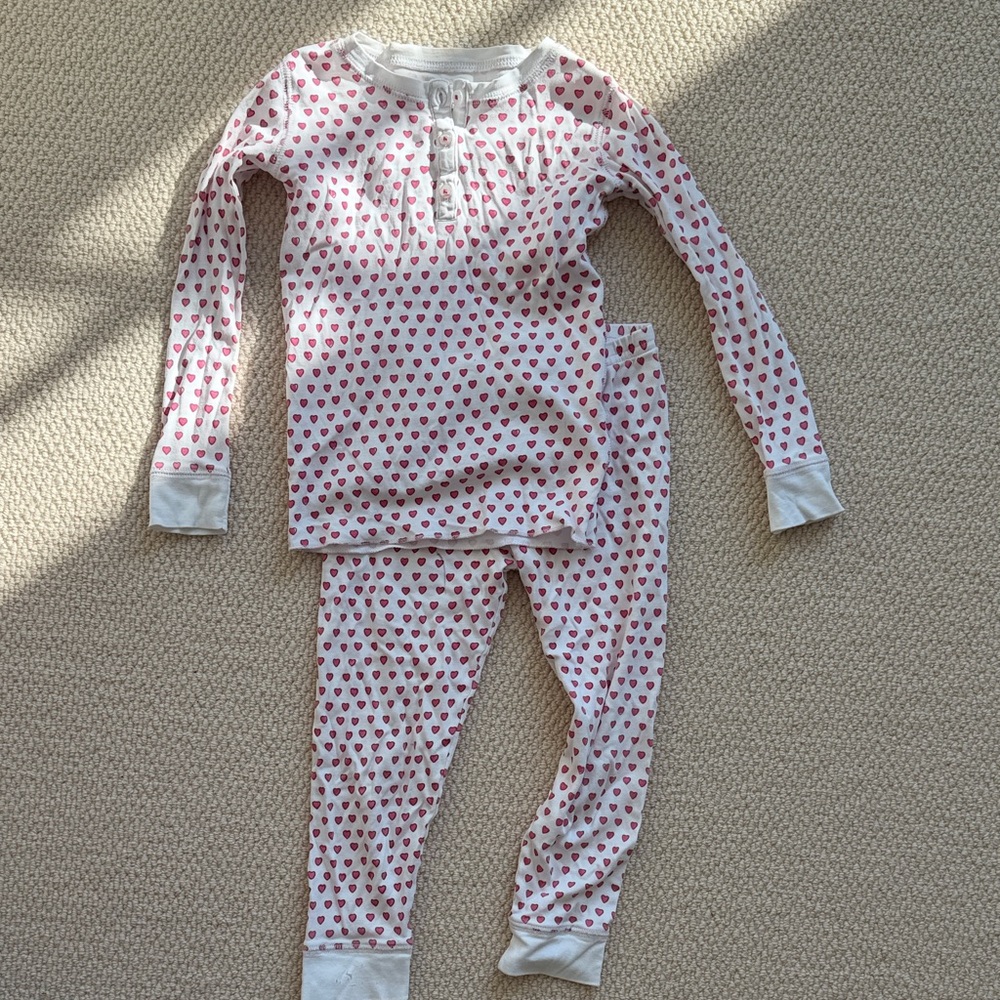 Roller Rabbit Pink Heart Kids Pajama Set